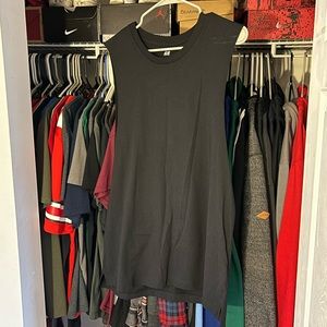 Black Tank Top Cutoff